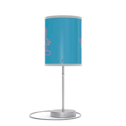 Lamp on a Stand, US|CA plug: Fight Cancer Turquoise