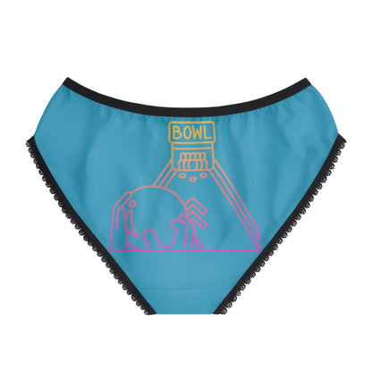 Women's Briefs: Bowling Turquoise