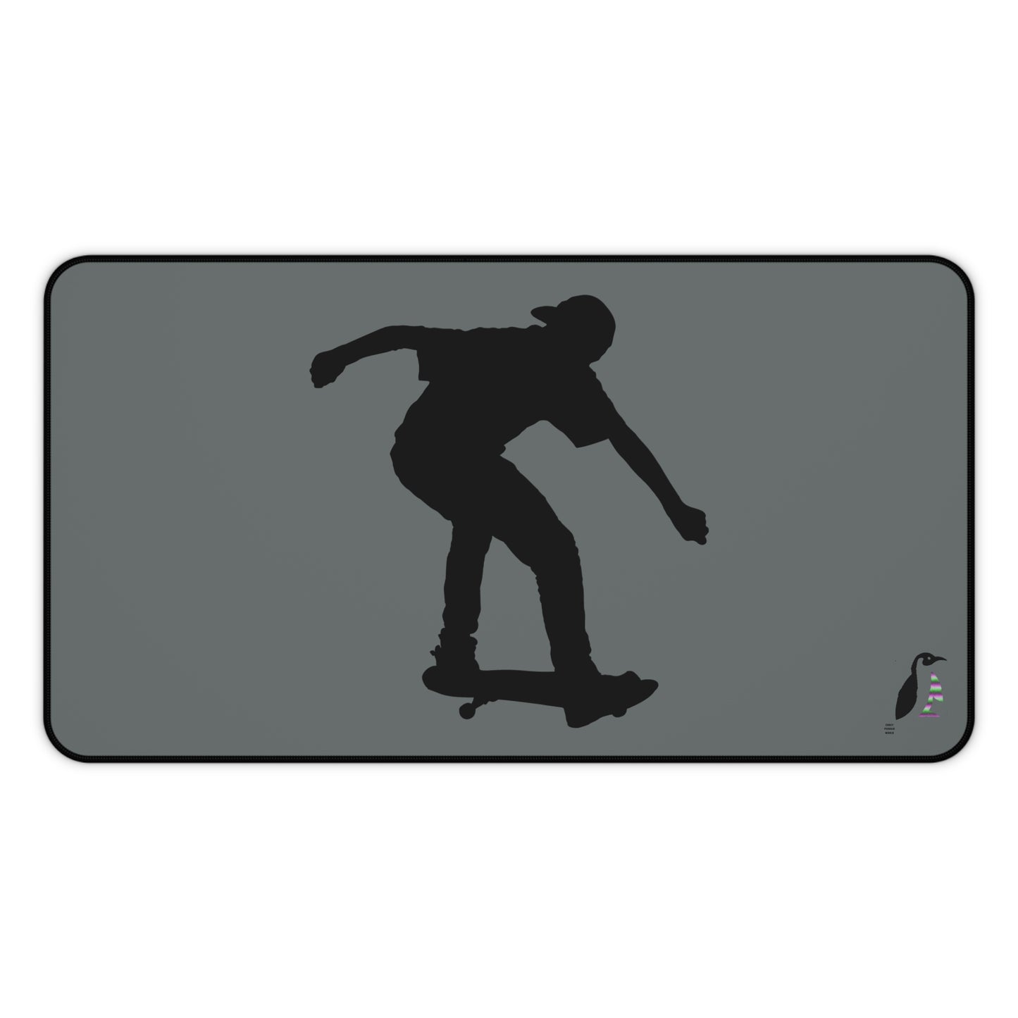 Desk Mat: Skateboarding Dark Grey