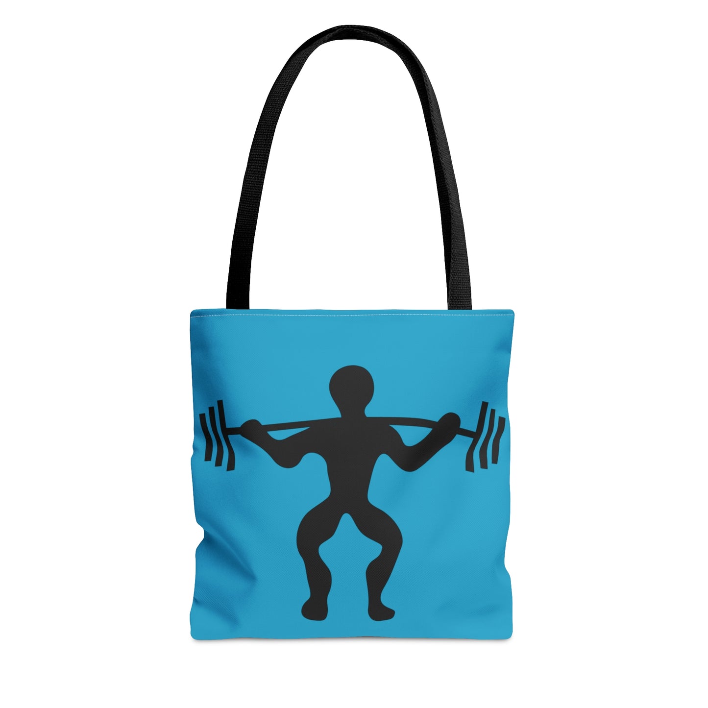 Tote Bag: Weightlifting Turquoise