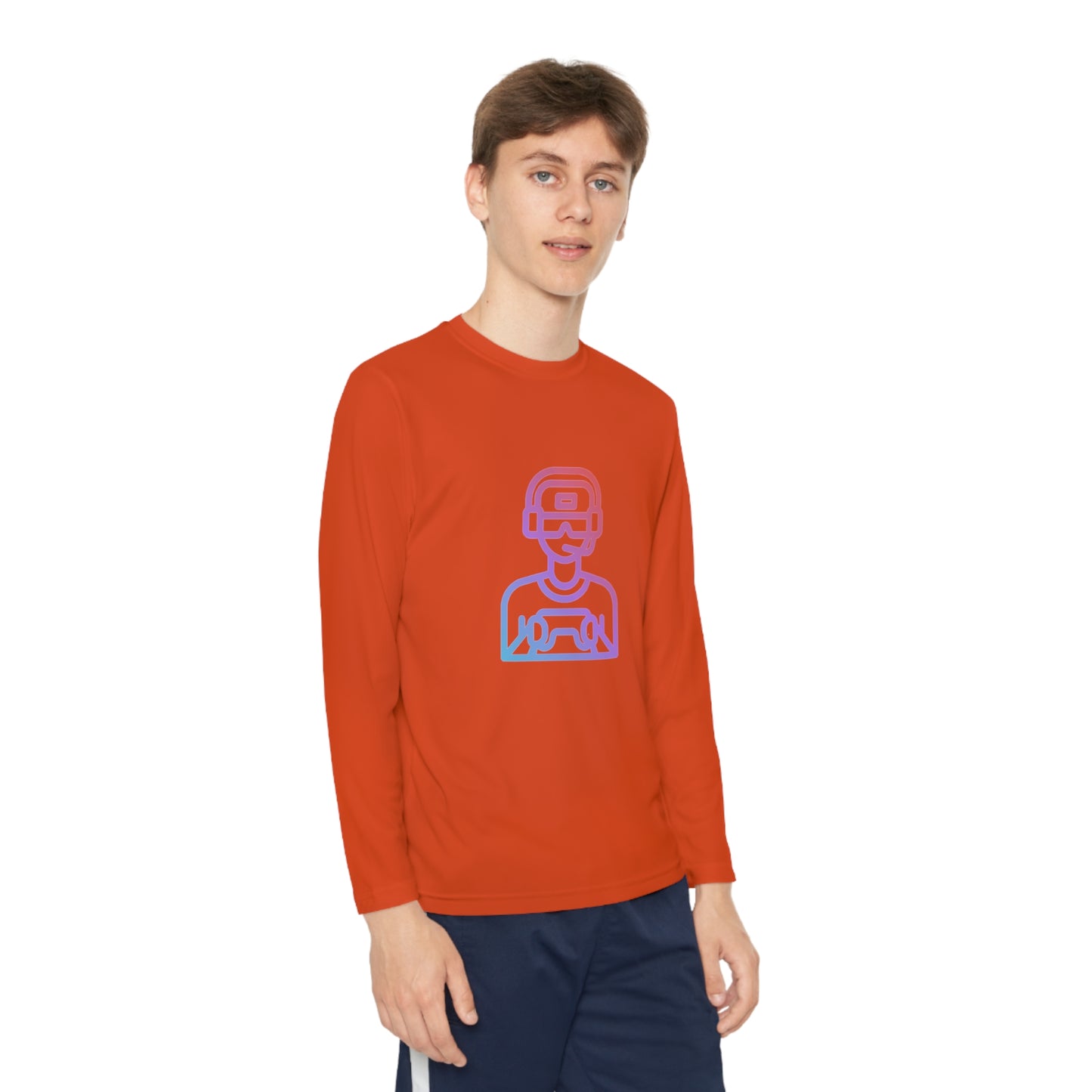 Youth Long Sleeve Competitor Tee: Gaming