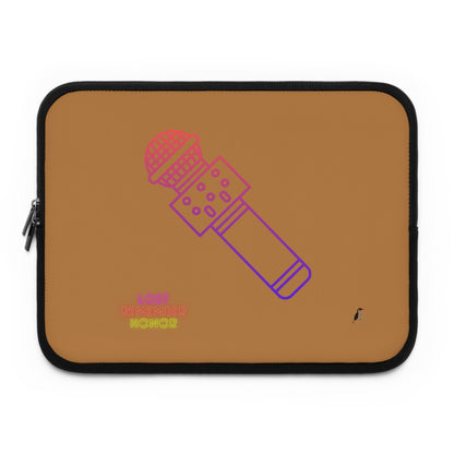 Laptop Sleeve: Music Lite Brown