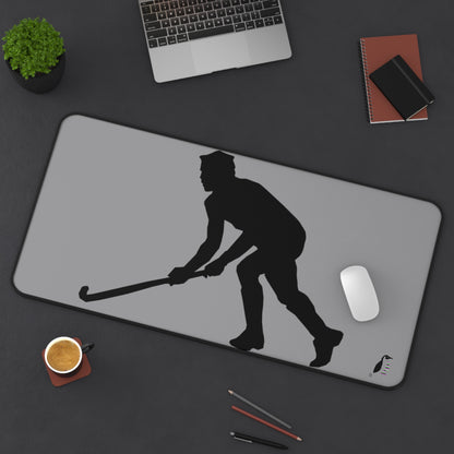 Desk Mat: Hockey Grey