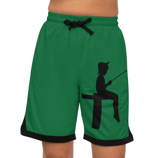 Basketball Rib Shorts: Fishing Dark Green