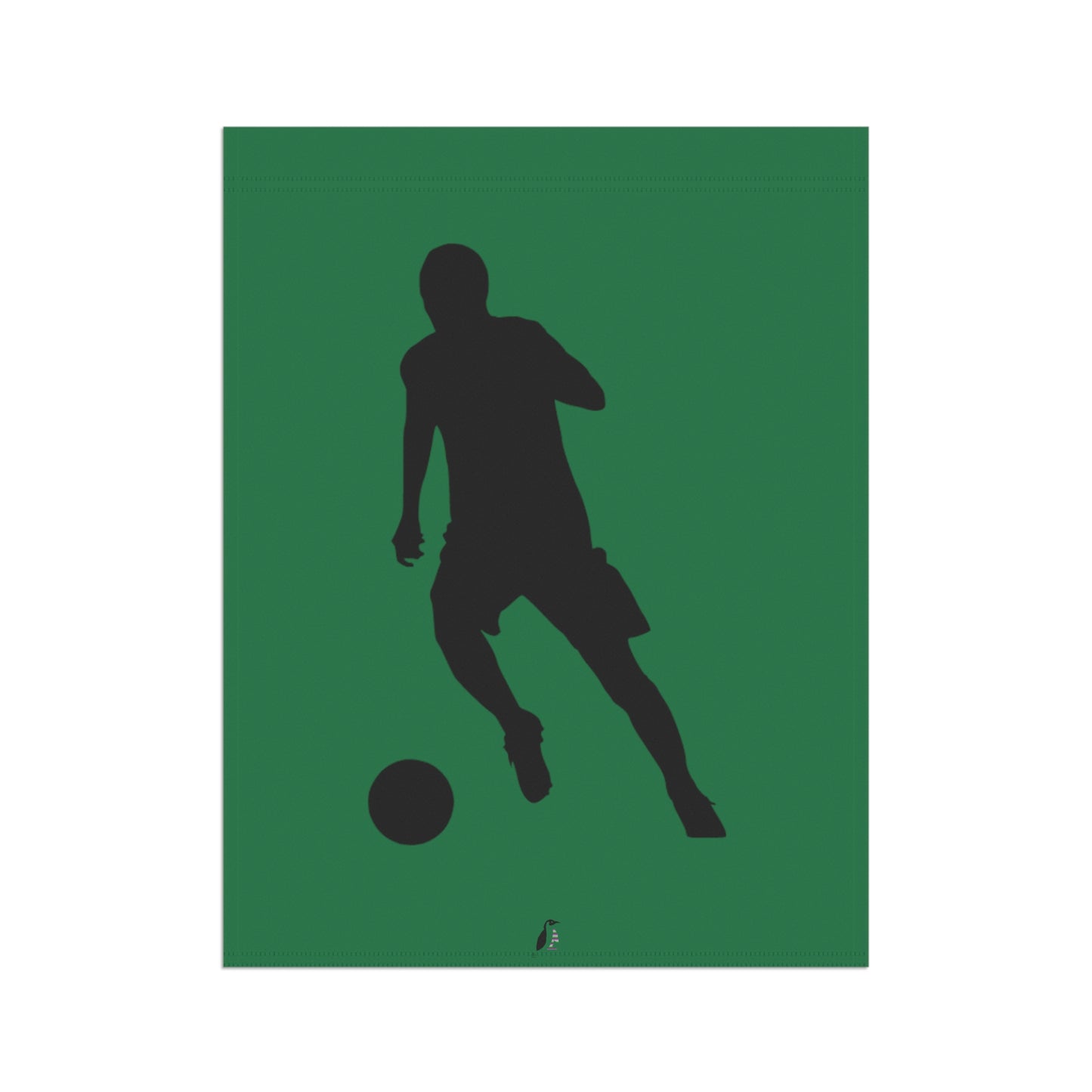 Garden & House Banner: Soccer Dark Green