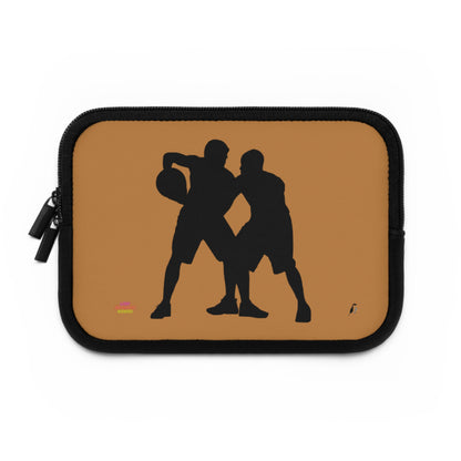 Laptop Sleeve: Basketball Lite Brown