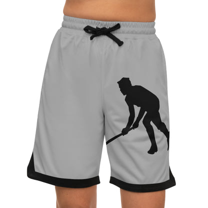 Basketball Rib Shorts: Hockey Lite Grey