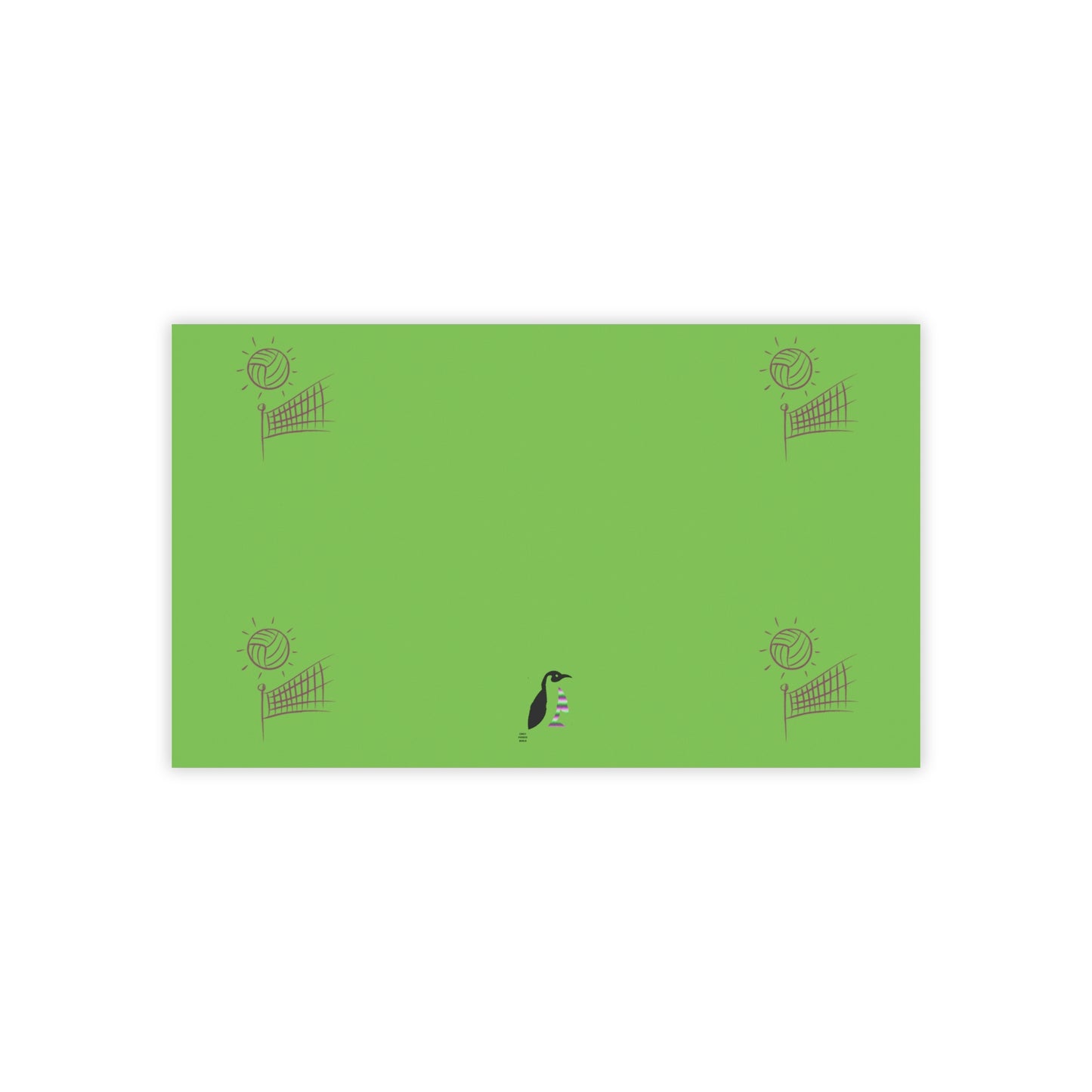 Post-it® Note Pads: Volleyball Green