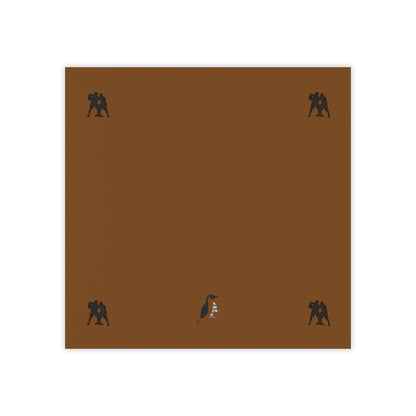 Post-it® Note Pads: Basketball Brown