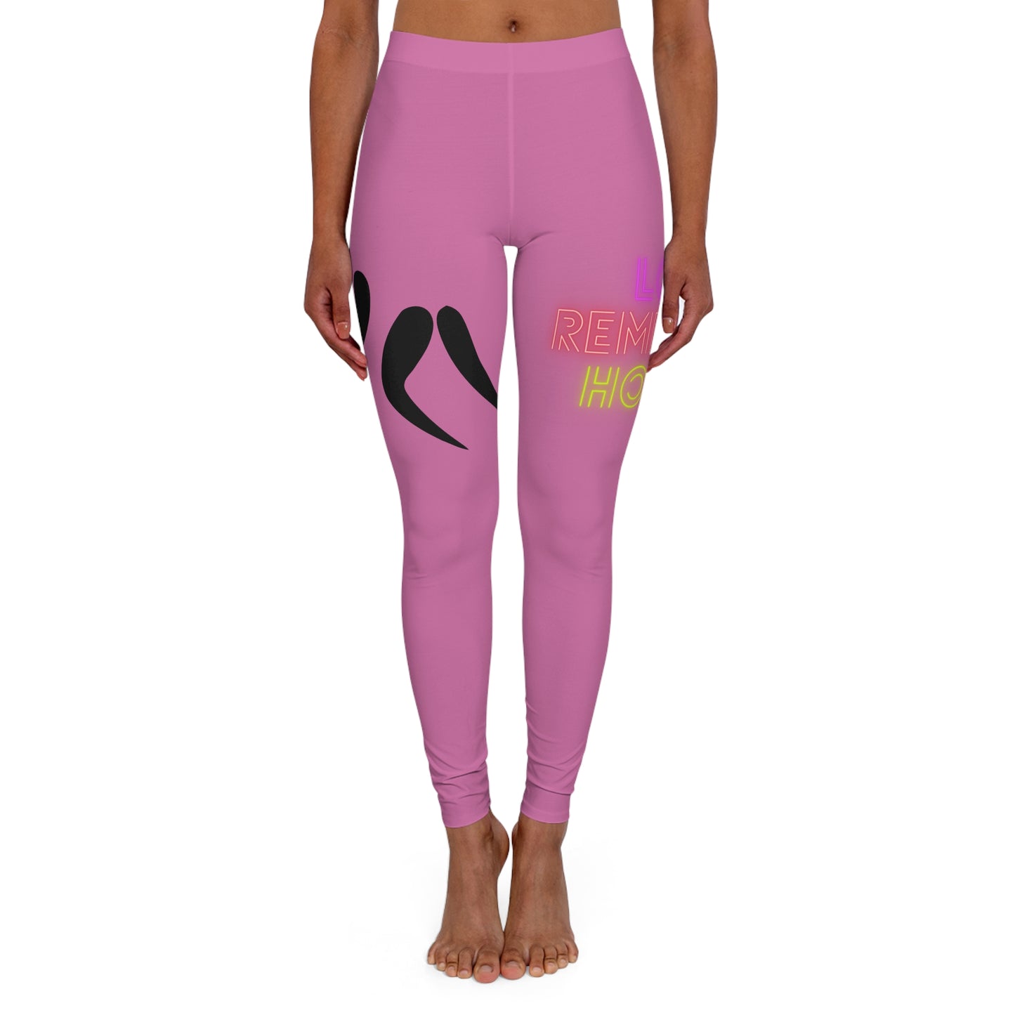 Women's Spandex Leggings: Wrestling Lite Pink