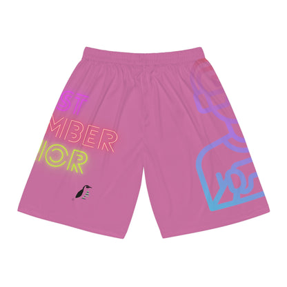 Basketball Shorts: Gaming Lite Pink