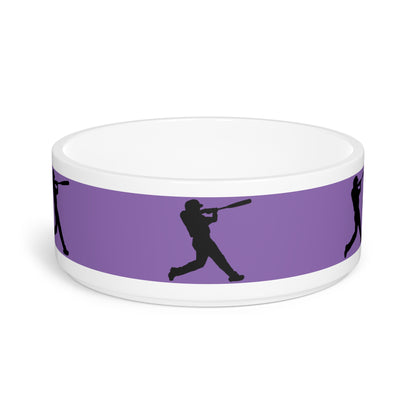 Pet Bowl: Baseball Lite Purple