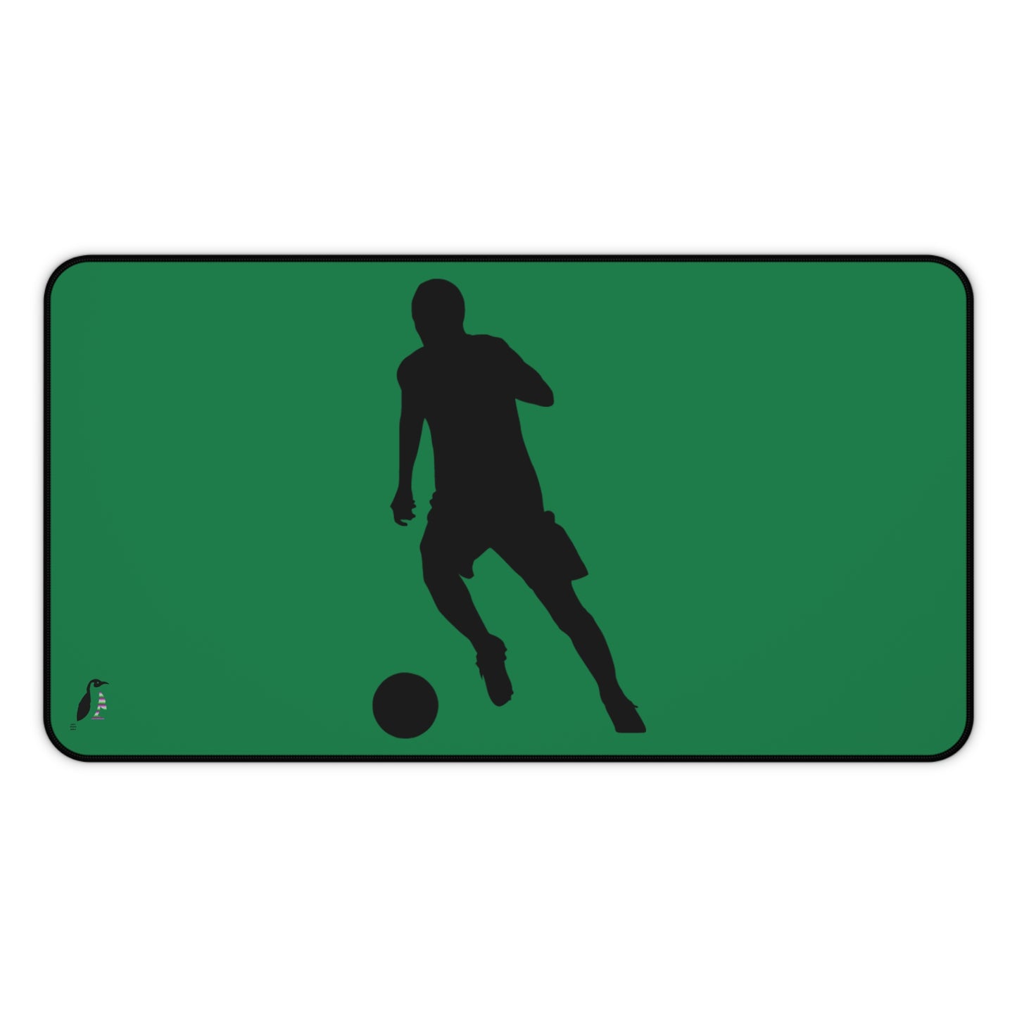 Desk Mat: Soccer Dark Green