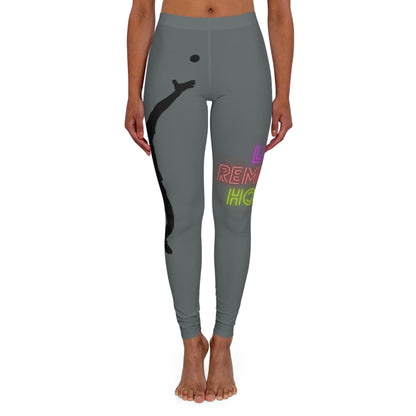 Women's Spandex Leggings: Tennis Dark Grey