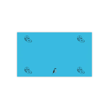 Post-it® Note Pads: Football Turquoise