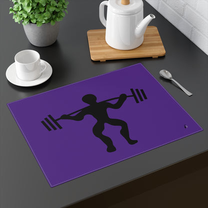 Placemat, 1pc: Weightlifting Purple