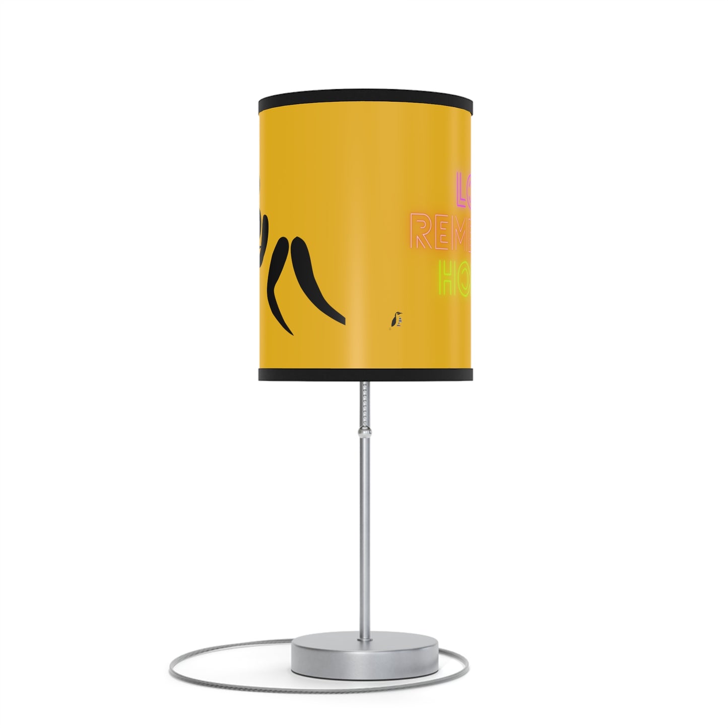 Lamp on a Stand, US|CA plug: Wrestling Yellow