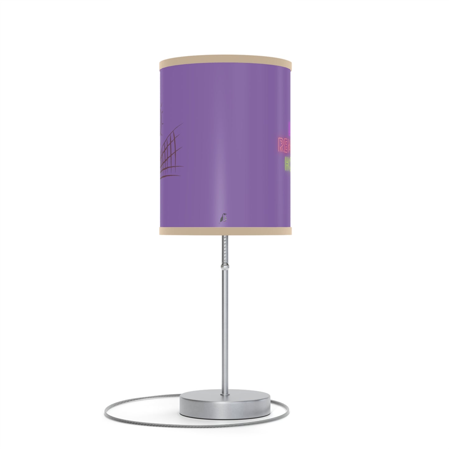 Lamp on a Stand, US|CA plug: Volleyball Lite Purple