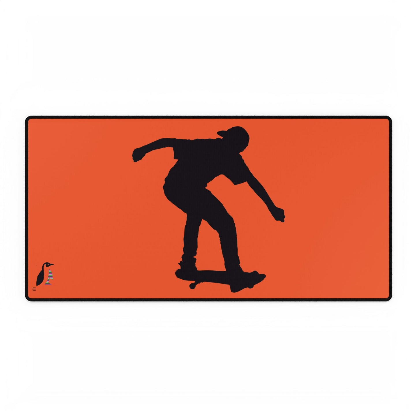 Desk Mats: Skateboarding Orange