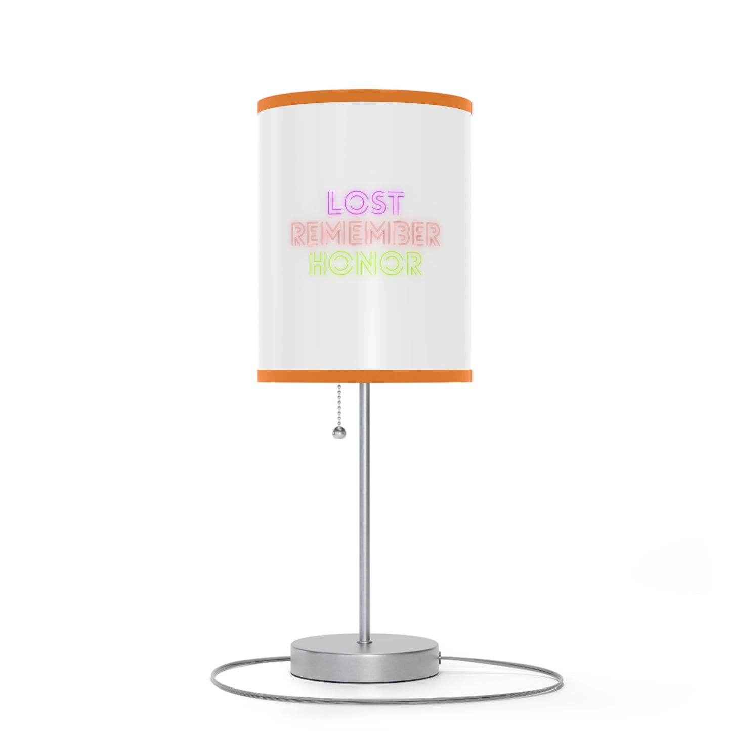 Lamp on a Stand, US|CA plug: Baseball White