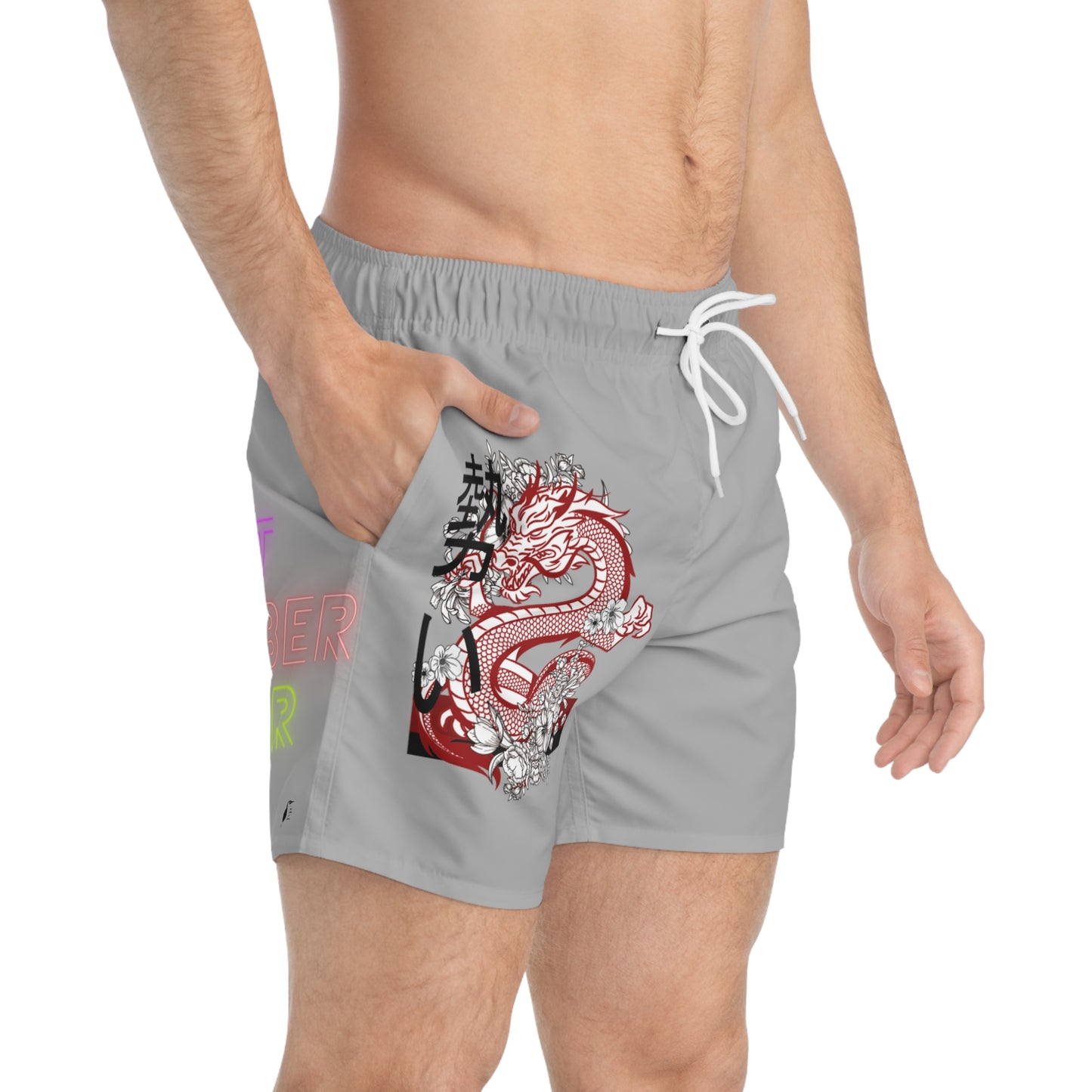 Swim Trunks: Dragons Lite Grey