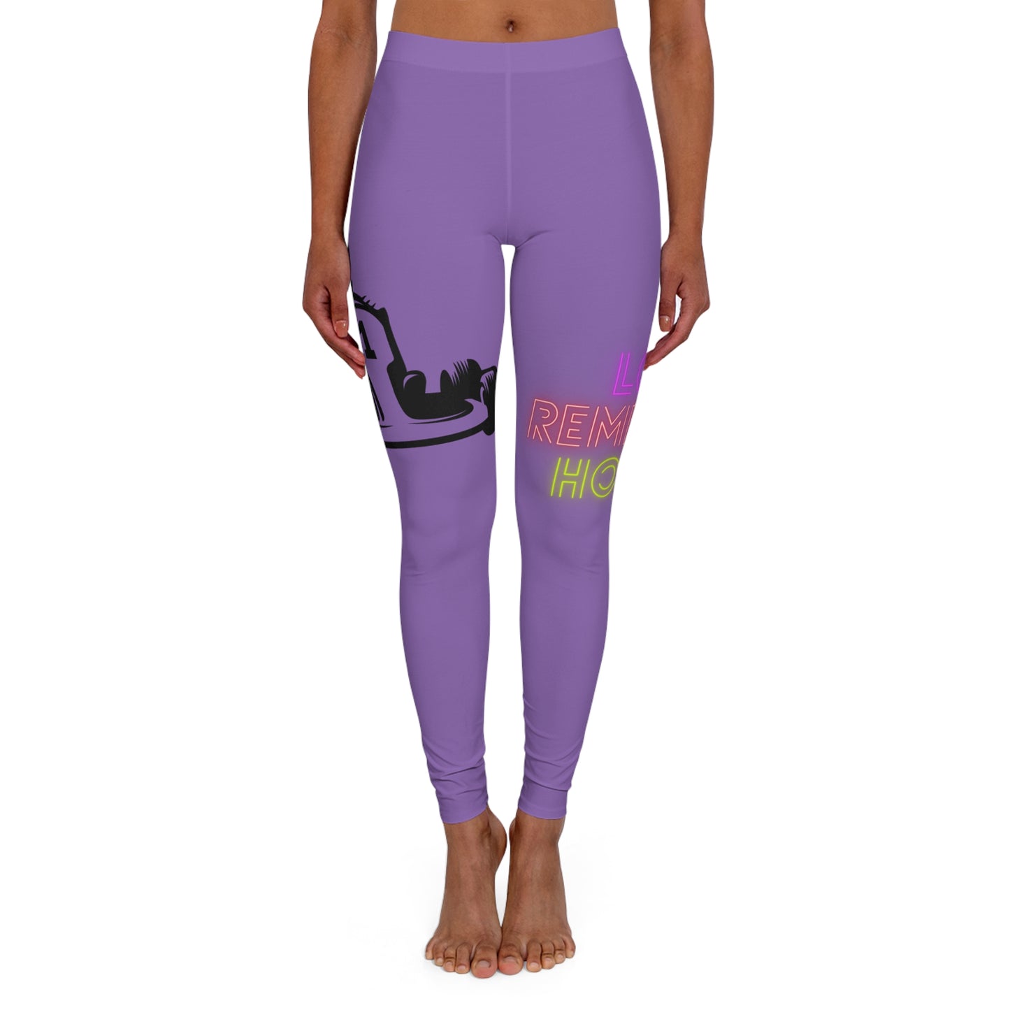 Women's Spandex Leggings: Racing Lite Purple