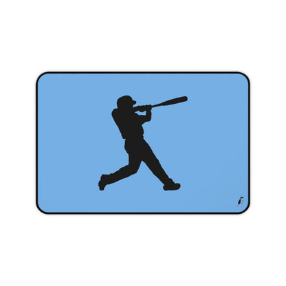 Desk Mat: Baseball Lite Blue