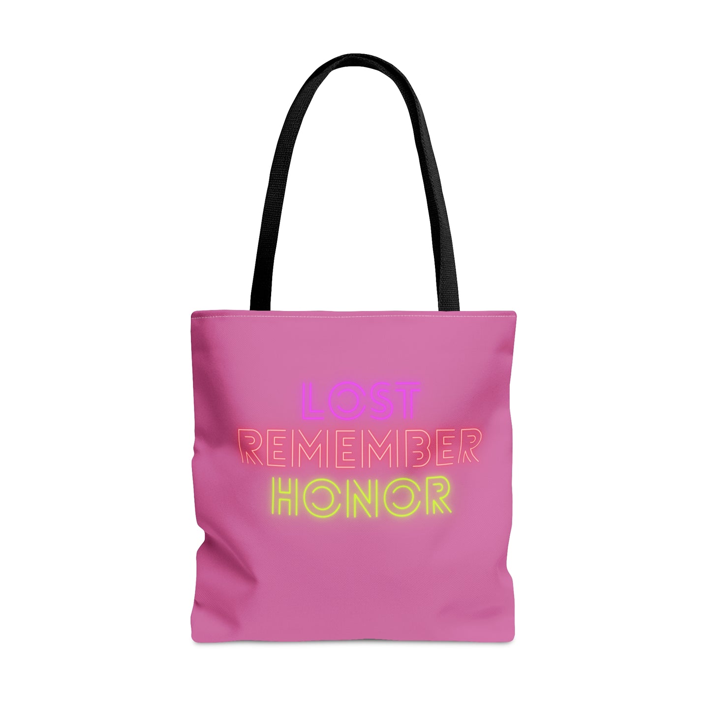 Tote Bag: Lost Remember Honor Lite Pink