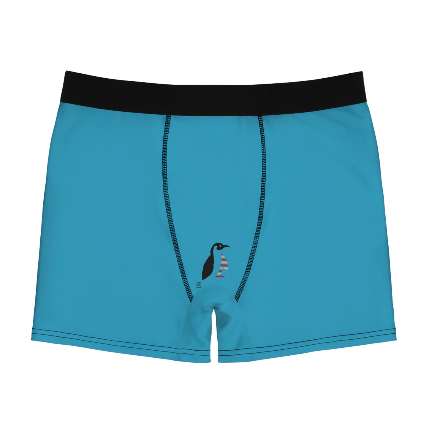 Men's Boxer Briefs: Bowling Turquoise