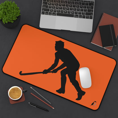 Desk Mat: Hockey Orange