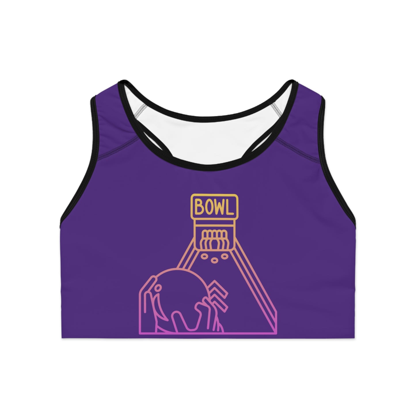 Sports Bra: Bowling Purple