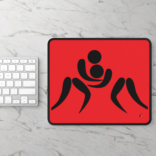 Gaming Mouse Pad: Wrestling Red