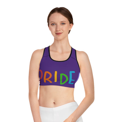 Sports Bra: LGBTQ Pride Purple