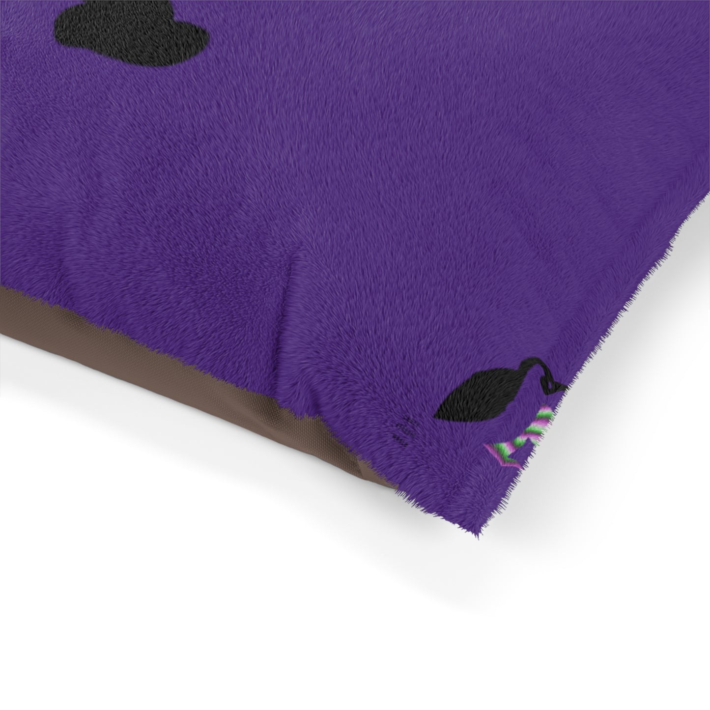 Pet Bed: Baseball Purple