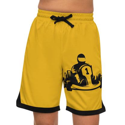 Basketball Rib Shorts: Racing Yellow