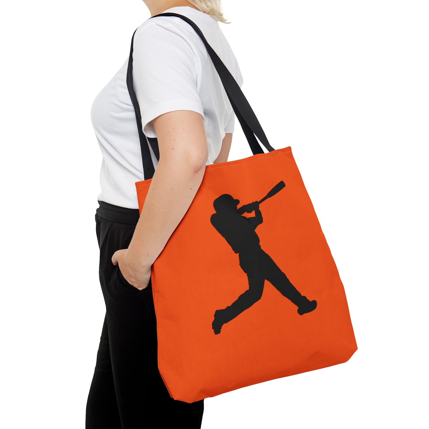 Tote Bag: Baseball Orange