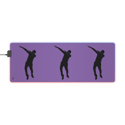 LED Gaming Mouse Pad: Dance Lite Purple