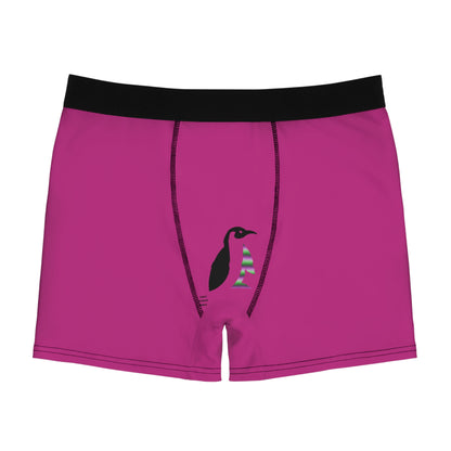 Men's Boxer Briefs: Basketball Pink