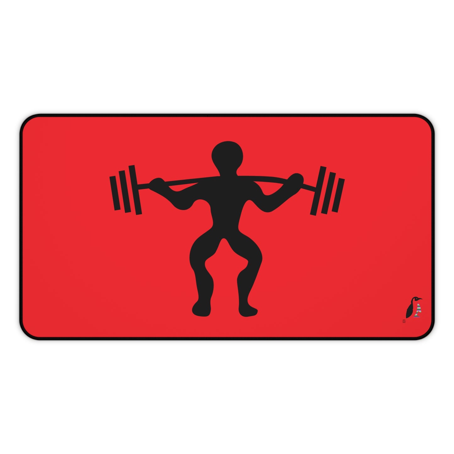 Desk Mat: Weightlifting Red