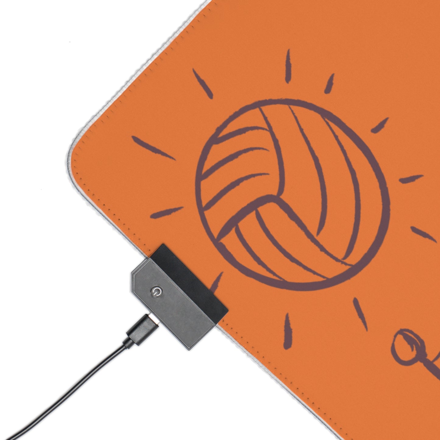 LED Gaming Mouse Pad: Volleyball Crusta