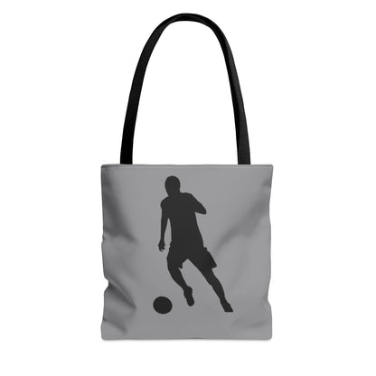 Tote Bag: Soccer Grey