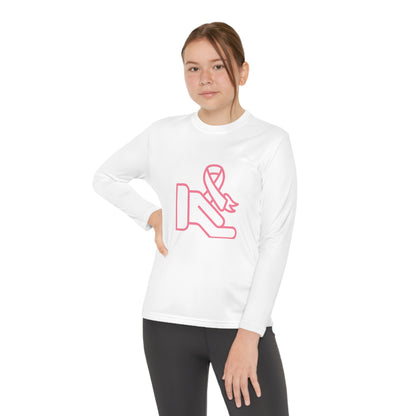 Youth Long Sleeve Competitor Tee: Fight Cancer