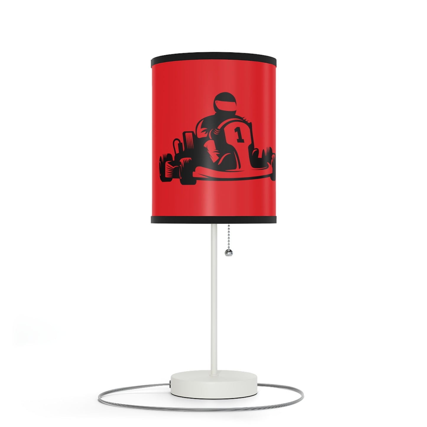 Lamp on a Stand, US|CA plug: Racing Red