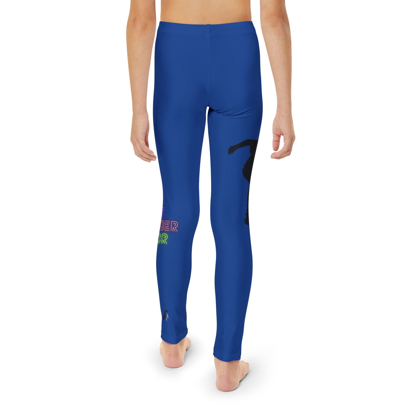 Youth Full-Length Leggings: Skateboarding Dark Blue