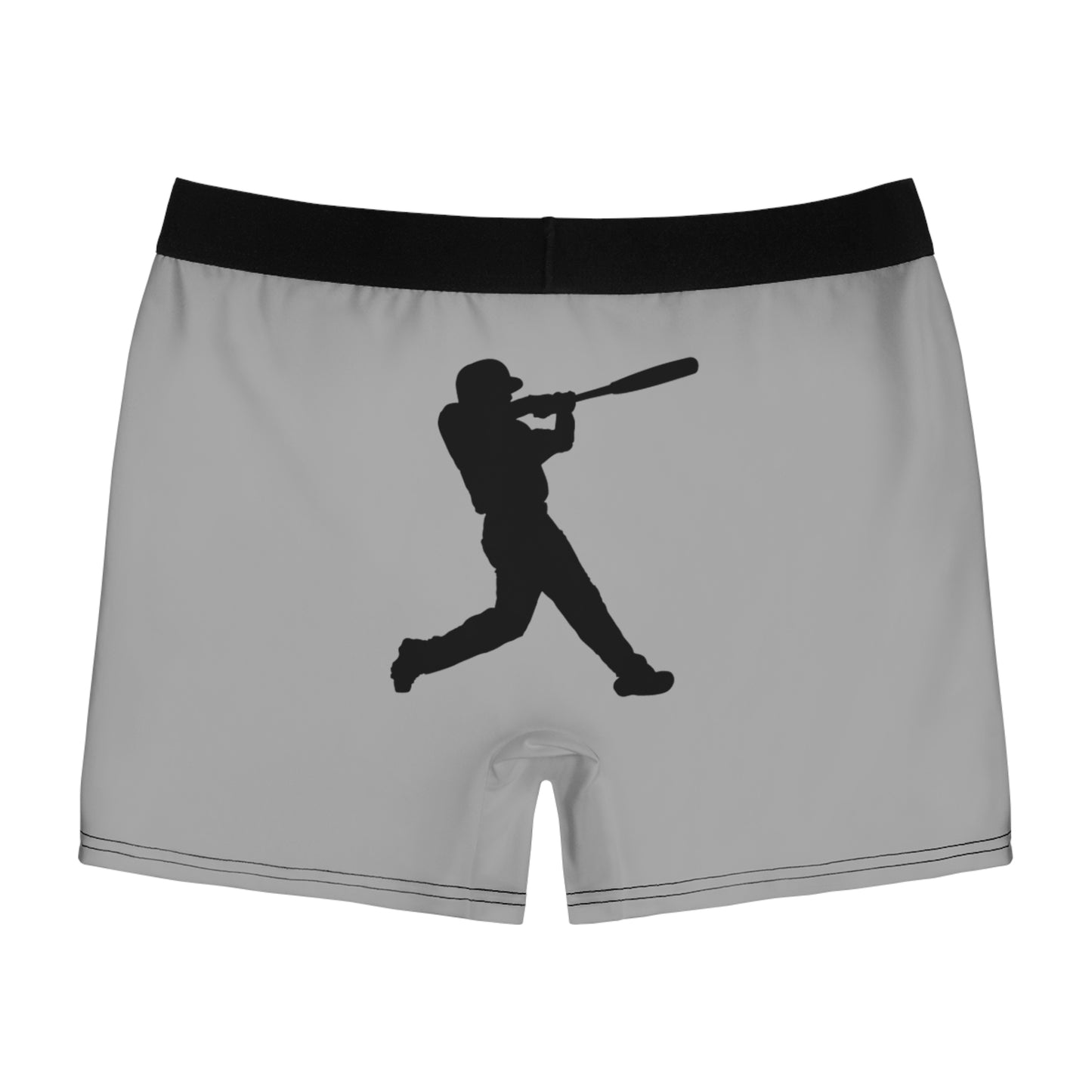 Men's Boxer Briefs: Baseball Lite Grey