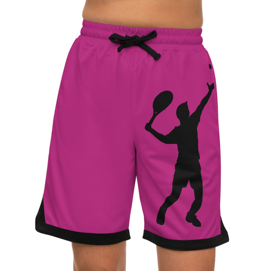 Basketball Rib Shorts: Tennis Pink