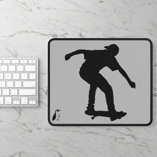 Gaming Mouse Pad: Skateboarding Lite Grey