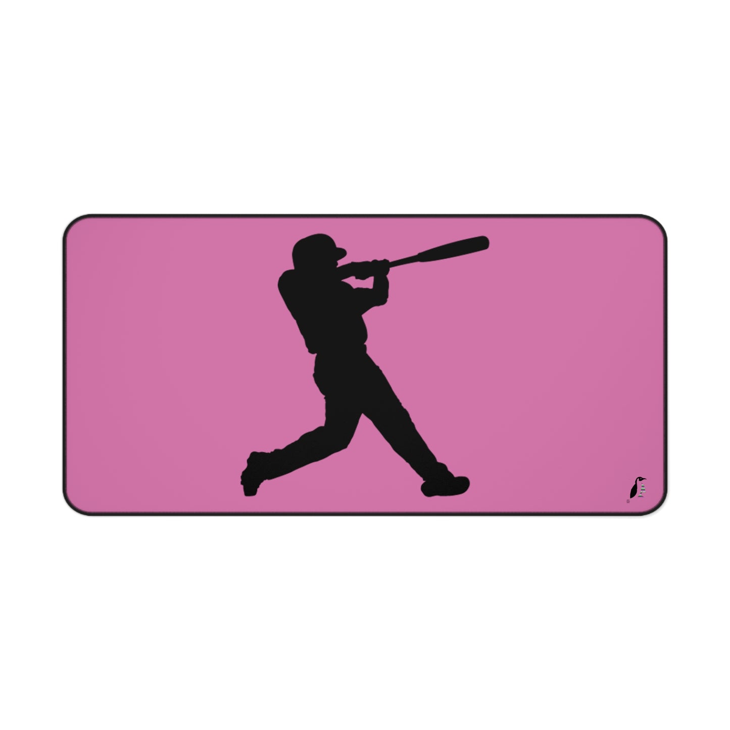 Desk Mat: Baseball Lite Pink