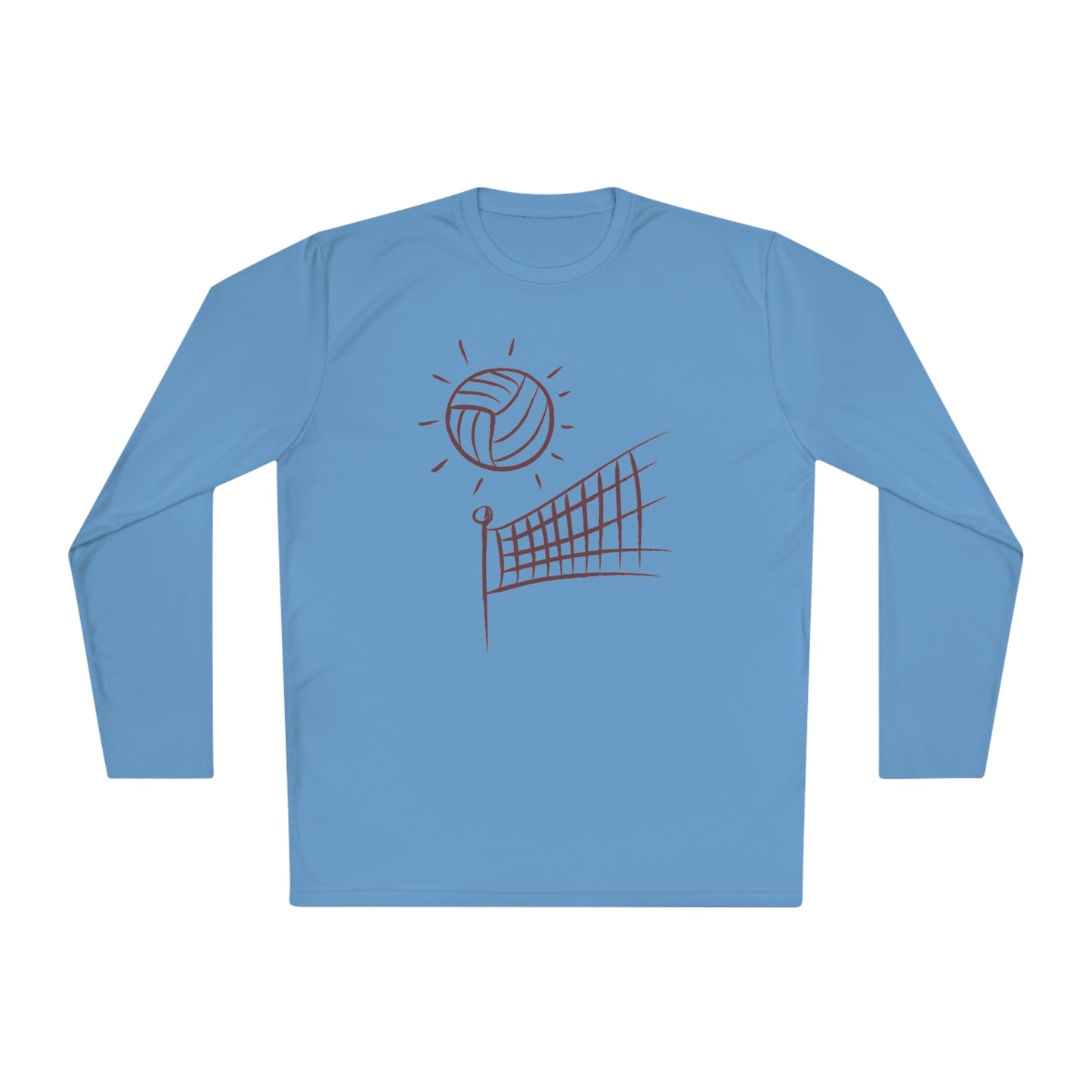 Magaan na Long Sleeve Tee: Volleyball #2 