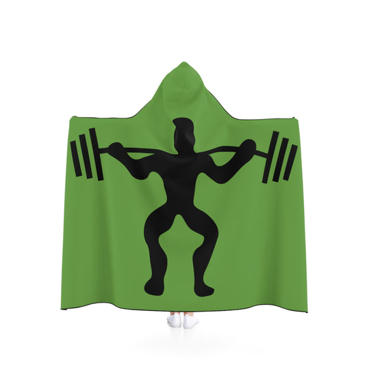 Hooded Blanket: Weightlifting Green